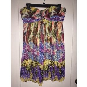 F21 Mini Strapless Dress